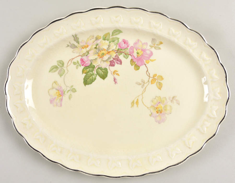 649 11" Oval Serving Platter by Taylor, Smith & Taylor (Ts&T)-1