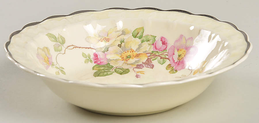 649 Rim Fruit/Dessert (Sauce) Bowl by Taylor, Smith & Taylor (Ts&T)-1