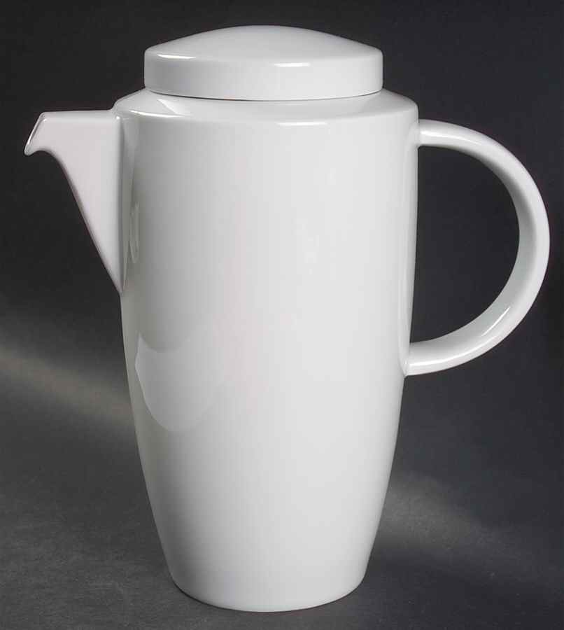 Vario White Coffee Pot & Lid by Thomas-1