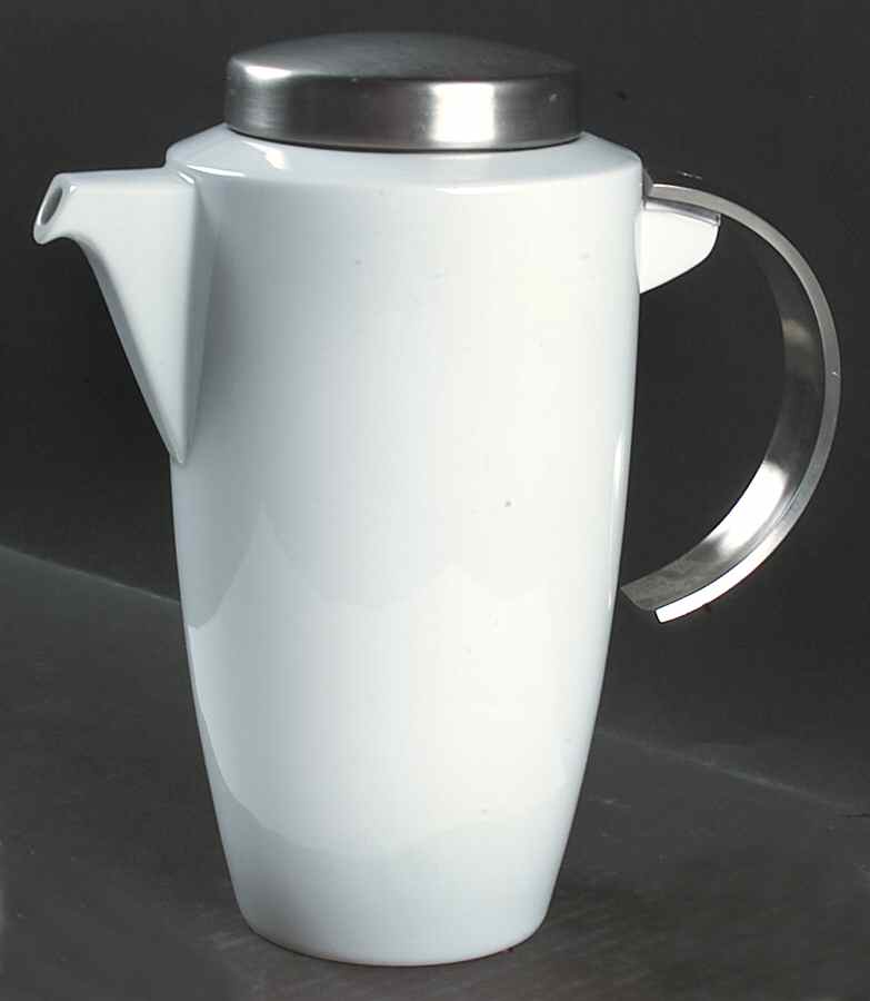 Vario White Coffee Pot & Lid by Thomas-1