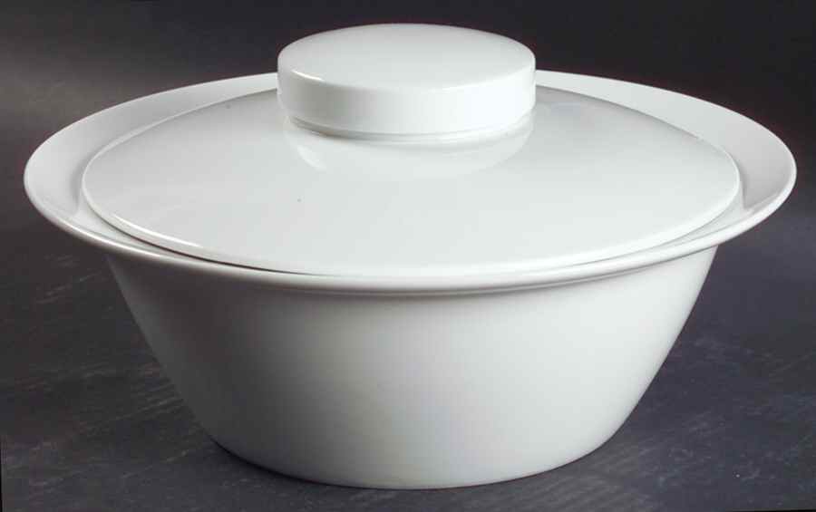 Vario White Round Covered Vegetable (RV10 Base) by Thomas-1