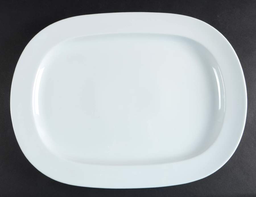 Vario White 16" Oval Serving Platter by Thomas-1