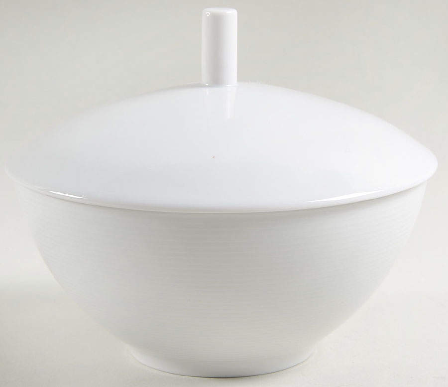 Loft White Coupe Cereal Bowl & Lid by Thomas-1