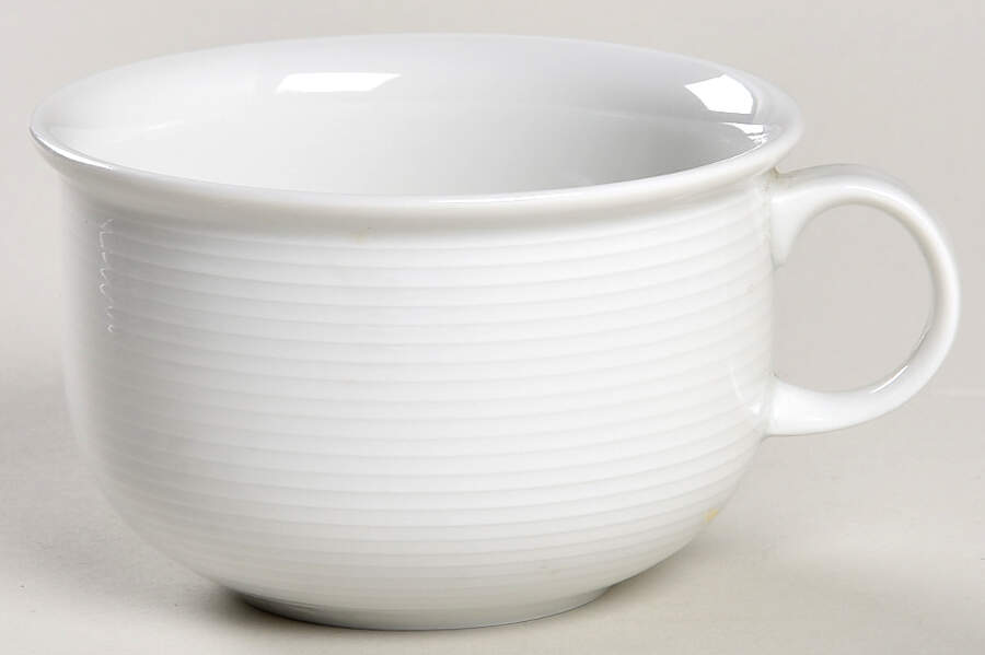 Loft White Flat Cup by Thomas-1