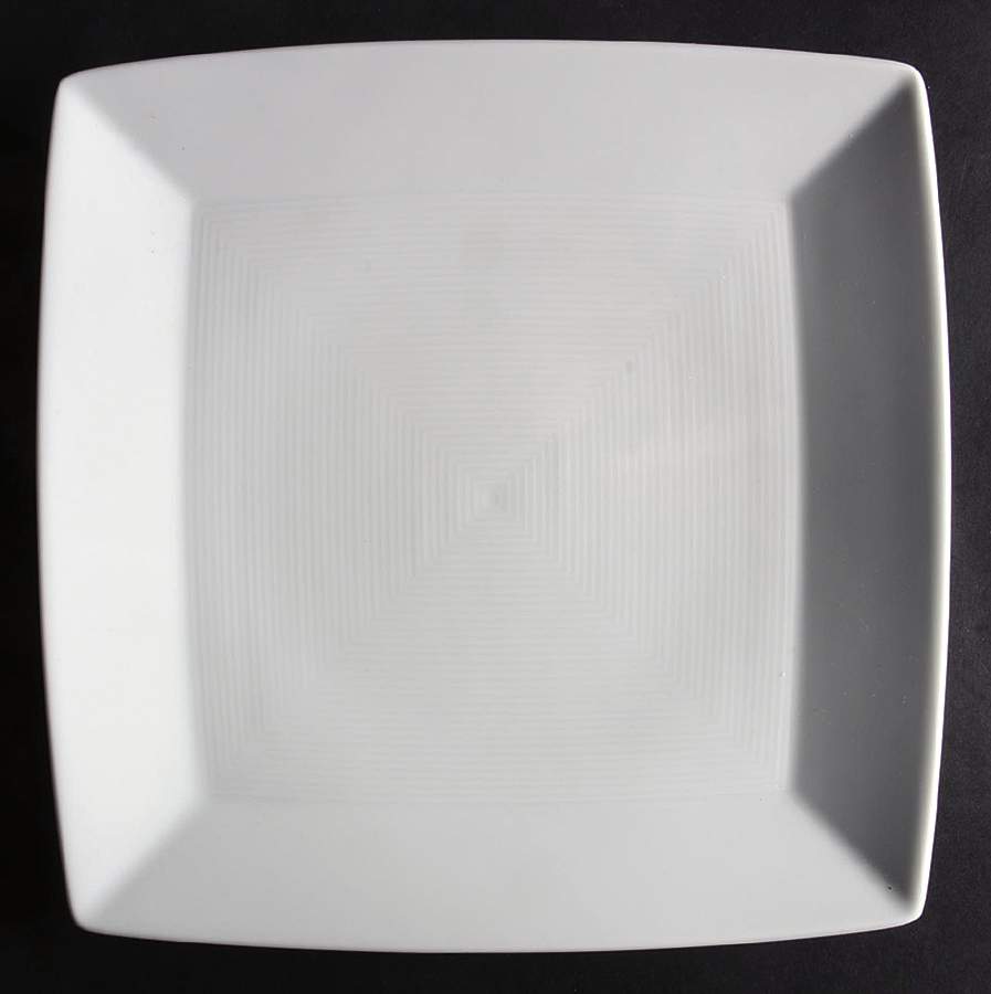 Loft White Square Luncheon Plate by Thomas-1