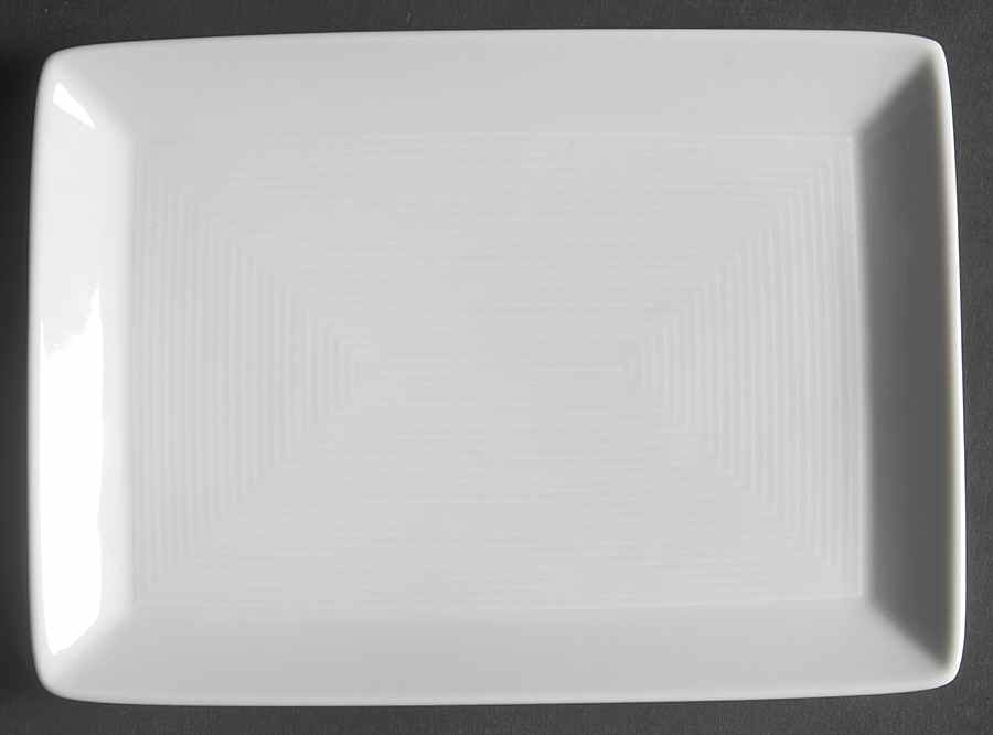 Loft White 7" Rectangular Tray by Thomas-1