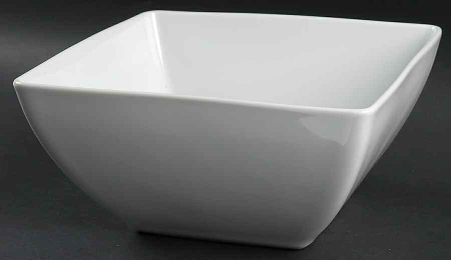 Loft White 8" Square Bowl by Thomas-1