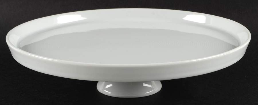 Loft White 10" Diameter Pedestal Cake Stand by Thomas-1