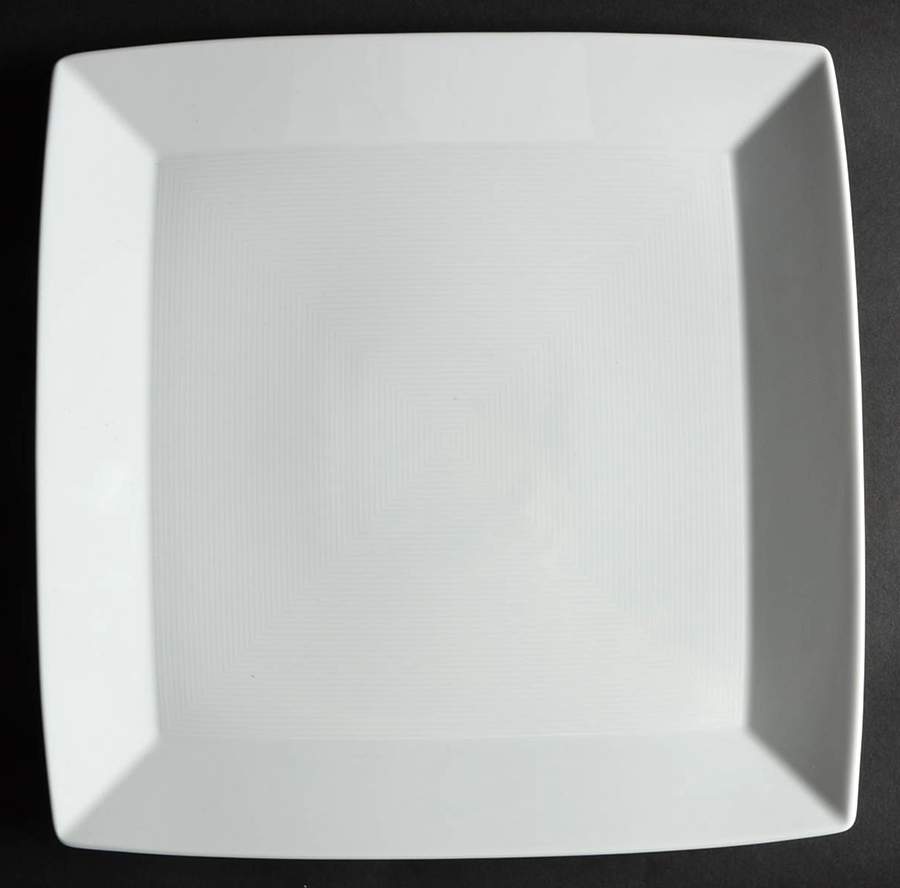 Loft White Square Service Plate (Charger) by Thomas-1