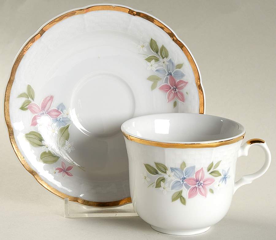 THU239 Flat Cup & Saucer Set by Thun-1