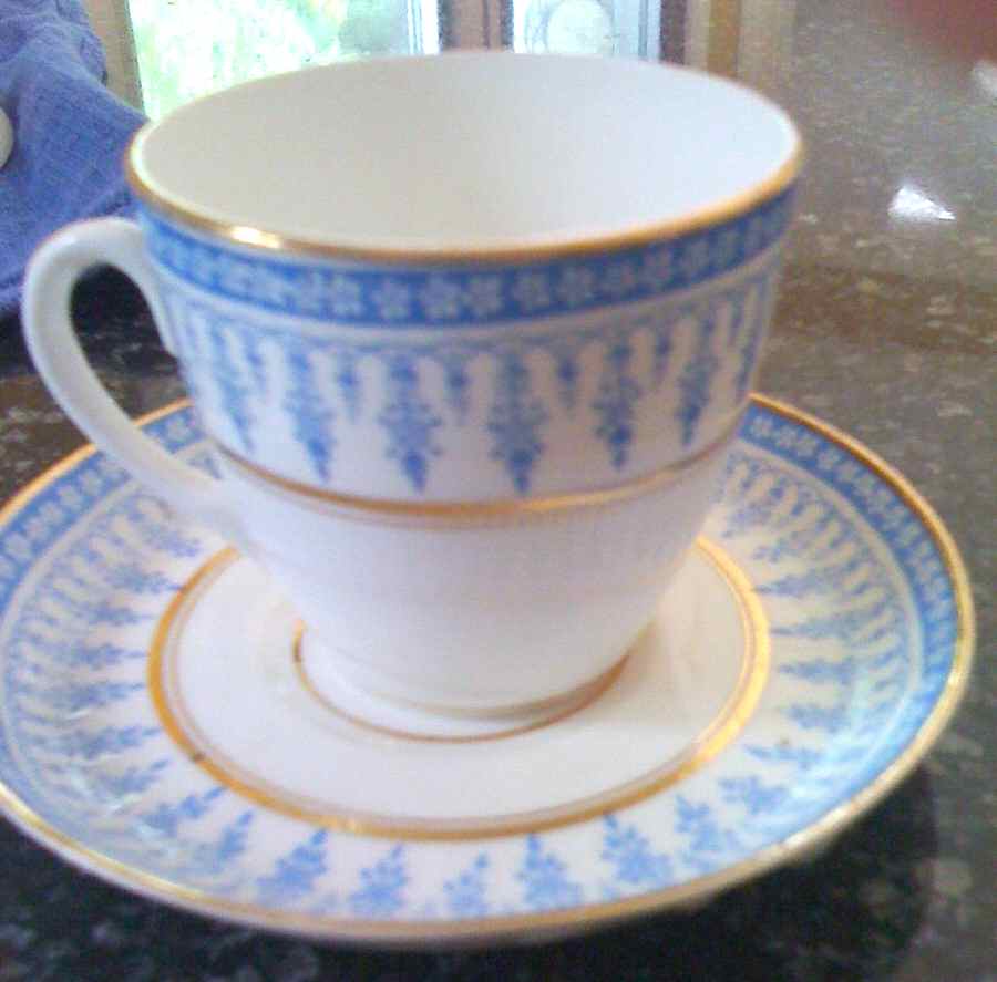 Vesta Footed Demitasse Cup & Saucer Set by Thomas Morris-1