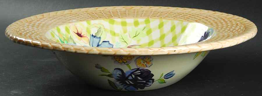 Cottage Rose 12" Round Vegetable Bowl by Tracy Porter-1