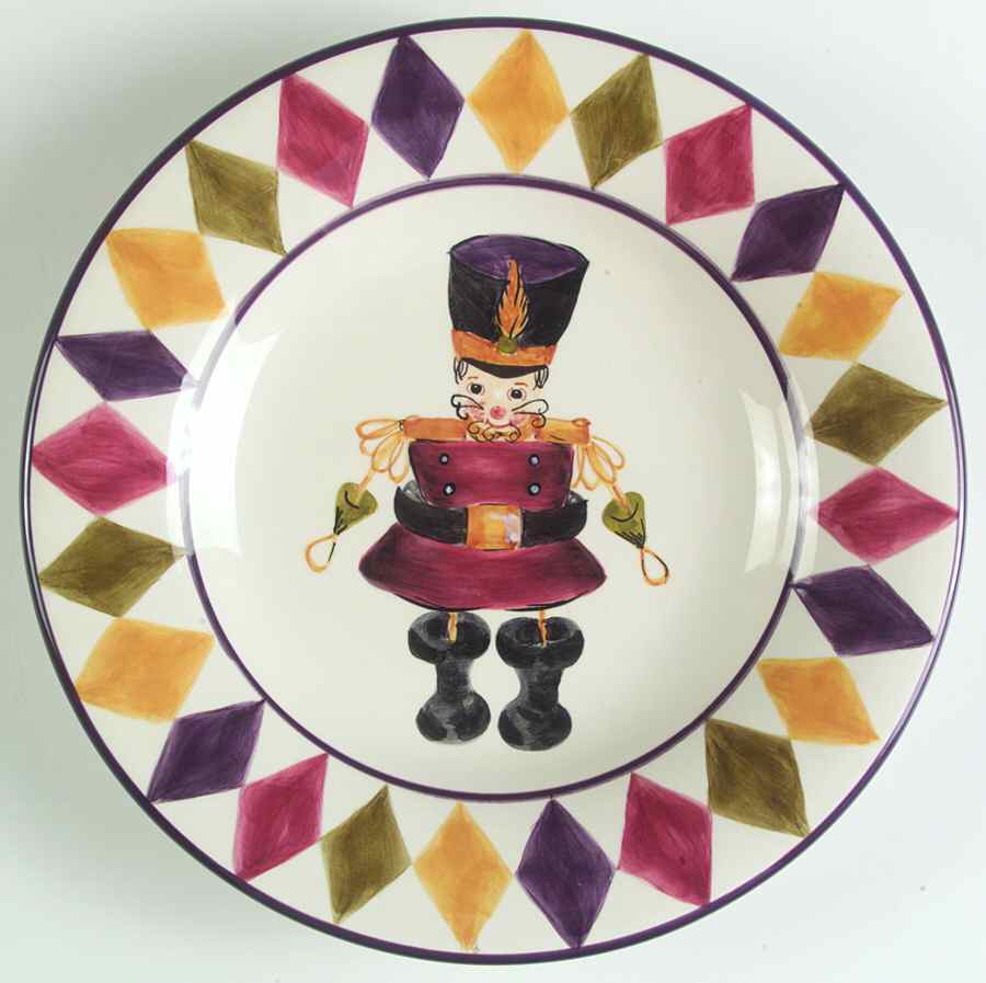 Holiday Carnival Dinner Plate by Tabletops Unlimited-1