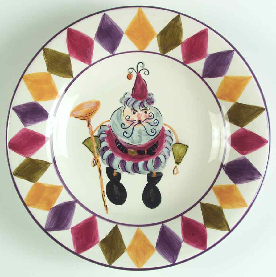 Holiday Carnival Dinner Plate by Tabletops Unlimited-1
