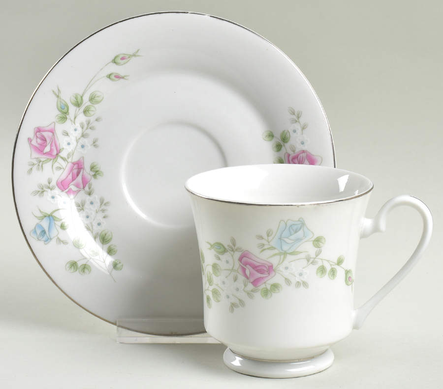 TIM2 Footed Cup & Saucer Set by Tian Jin Ceramics-1