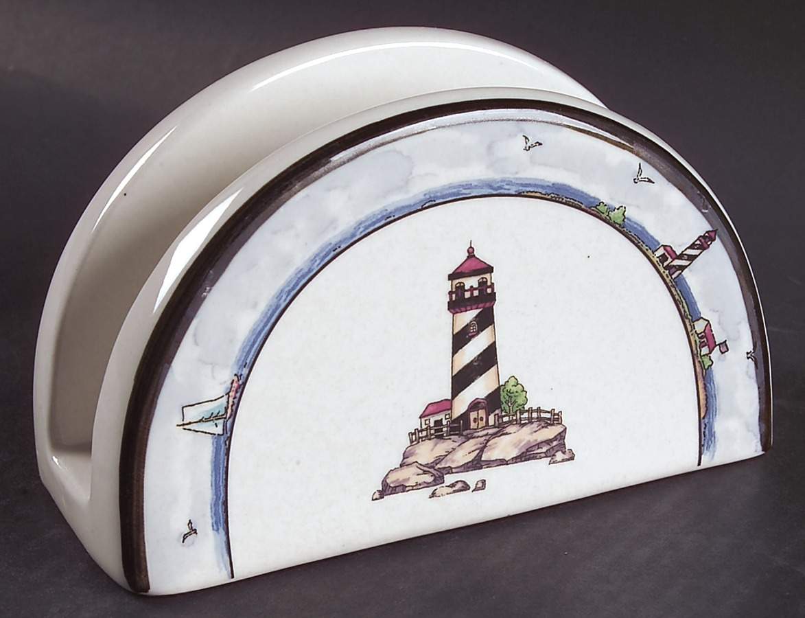 Coastal Lighthouse Napkin Holder by Totally Today-1