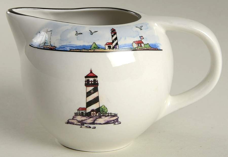 Coastal Lighthouse Creamer by Totally Today-1