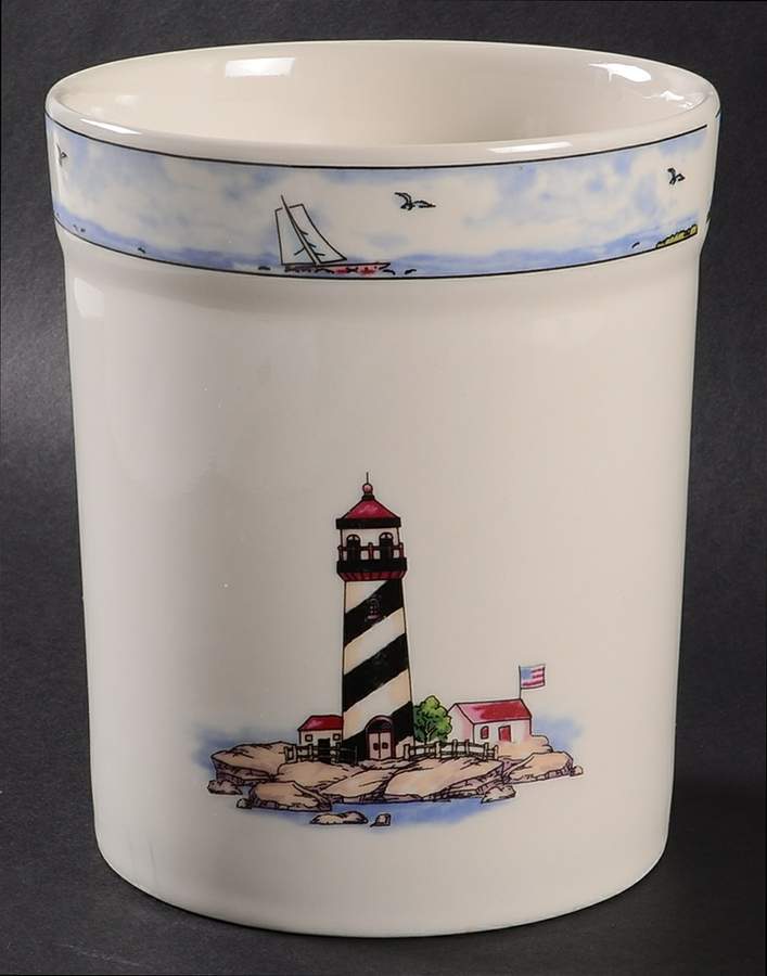 Coastal Lighthouse Utensil Holder by Totally Today-1