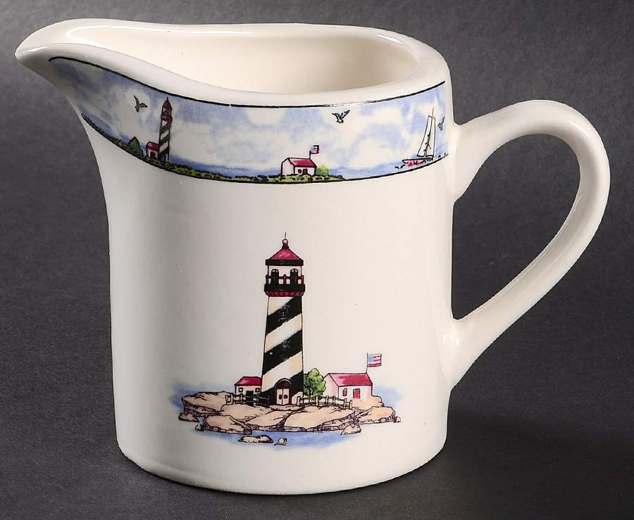 Coastal Lighthouse Creamer by Totally Today-1