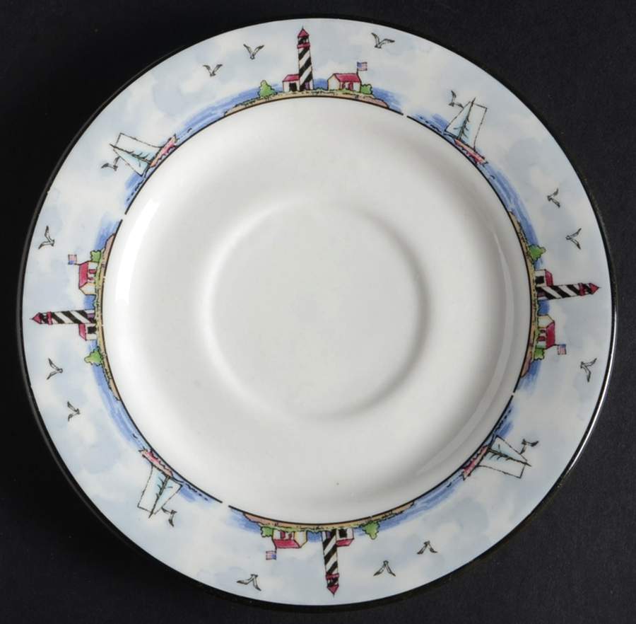 Coastal Lighthouse Saucer by Totally Today-1
