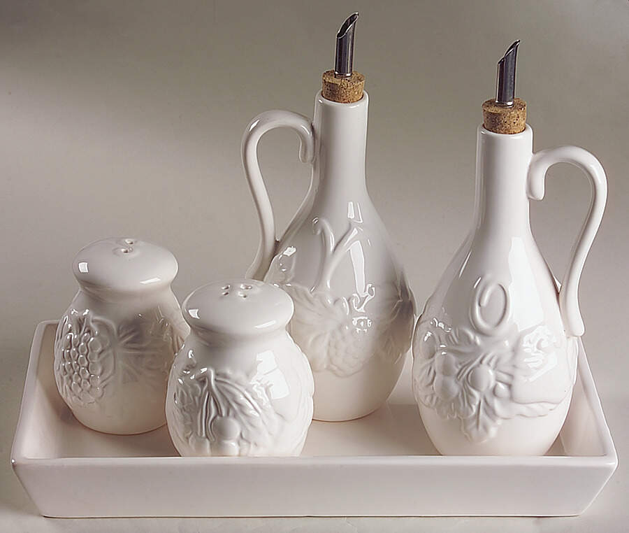 Nature (7 Piece) Condiment Set (OJA,VJA,SAP,TRACO) by Tabletops Unlimited-1