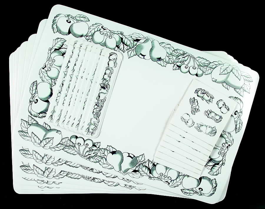 Nature (Set of 8) Placemat, Napkin Ring and Coaster by Tabletops Unlimited-1