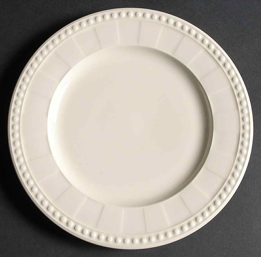 Venice White (Off White) Salad/Dessert Plate by Ten Strawberry Street-1