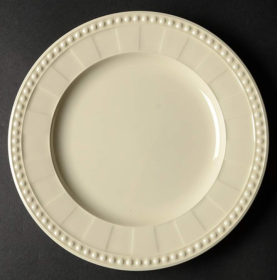 Venice White (Off White) Luncheon Plate by Ten Strawberry Street-1