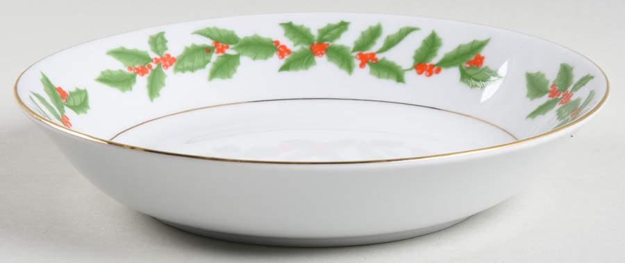 Holly (Verge) Coupe Soup Bowl by Tienshan-1