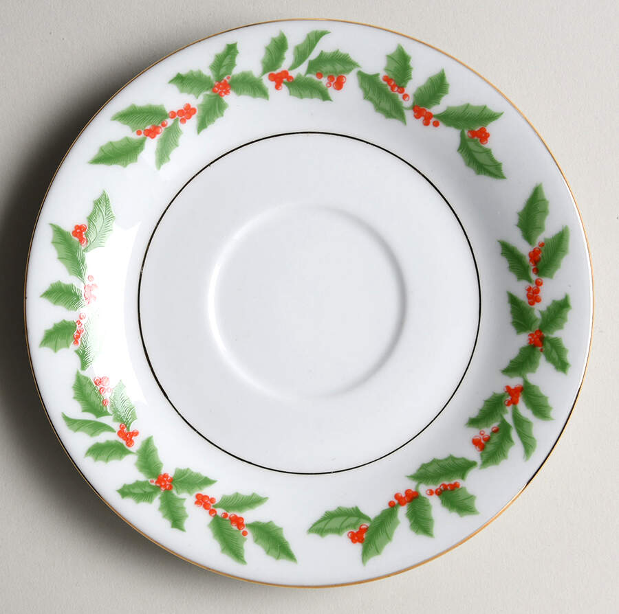 Holly (Verge) Saucer by Tienshan-1