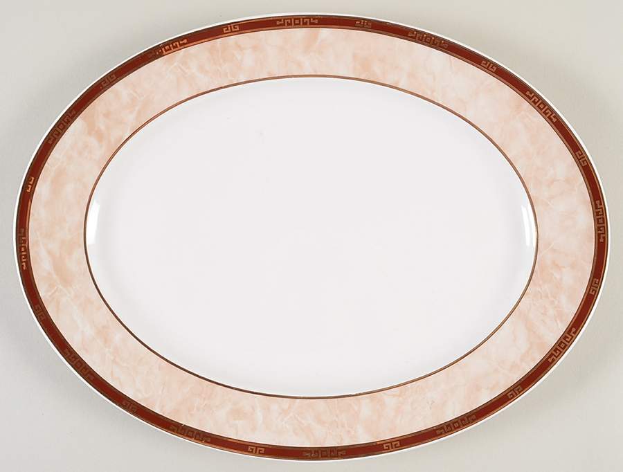 Saphyr 14" Oval Serving Platter by Thun-1