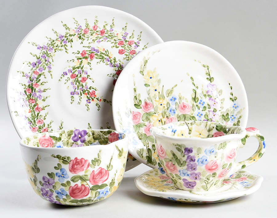 English Garden 5 Piece Place Setting by Tabletops Unlimited-1