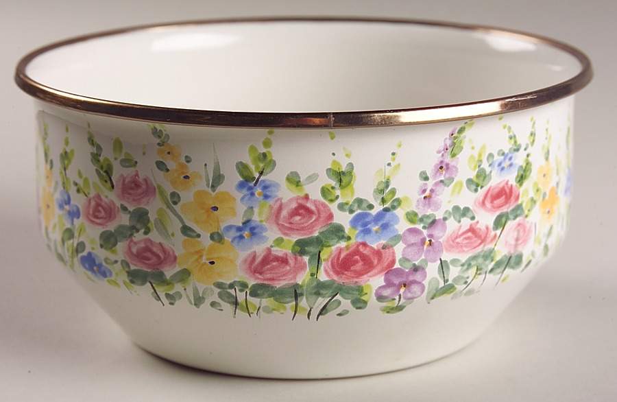English Garden 6" Metal Mixing Bowl by Tabletops Unlimited-1