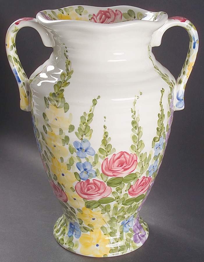 English Garden 12" Vase by Tabletops Unlimited-1
