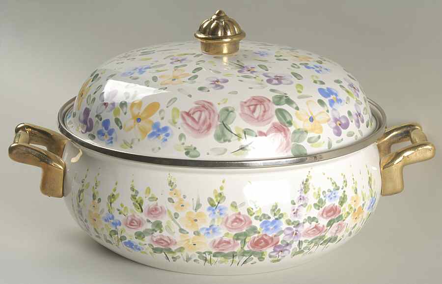 English Garden 5 Qtt Metal Dutch Oven & Lid by Tabletops Unlimited-1