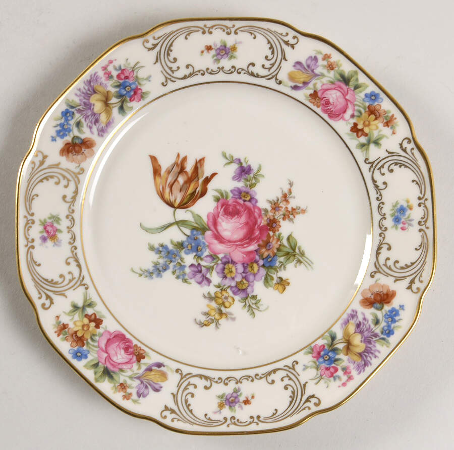 Wettin (Scalloped) Salad Plate by Tirschenreuth-1