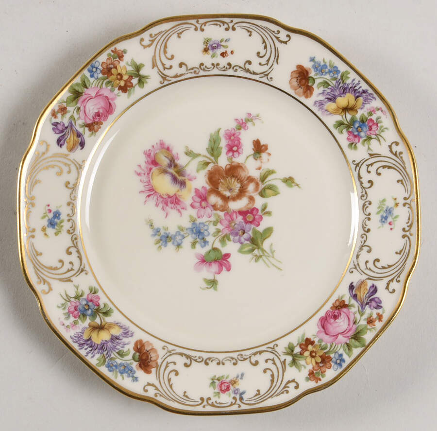Wettin (Scalloped) Bread & Butter Plate by Tirschenreuth-1