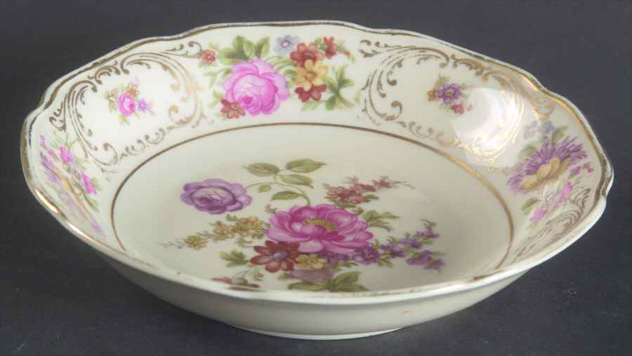 Wettin (Scalloped) Fruit/Dessert (Sauce) Bowl by Tirschenreuth-1