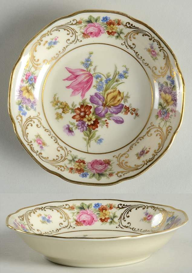 Wettin (Scalloped) Fruit/Dessert (Sauce) Bowl by Tirschenreuth-1