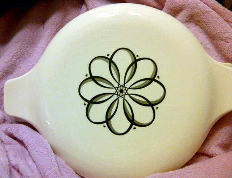 Spencerian Scroll Sugar Bowl & Lid by Taylor, Smith & Taylor (Ts&T)-1
