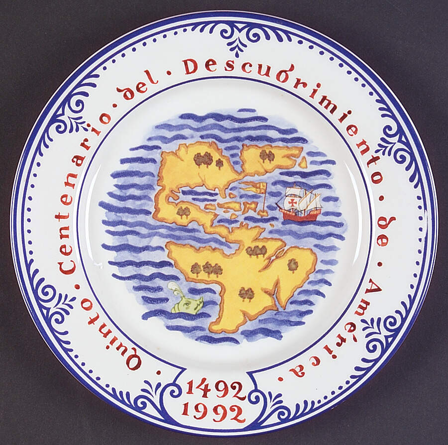 Quinto Centenario Salad/Dessert Plate by Tiffany-1