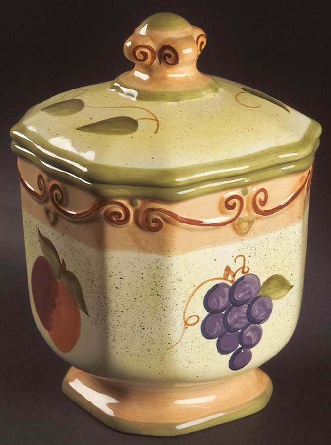 Medici Extra Large Canister & Lid by Tabletops Unlimited-1