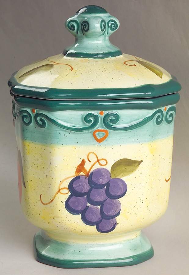Medici Medium Canister & Lid by Tabletops Unlimited-1