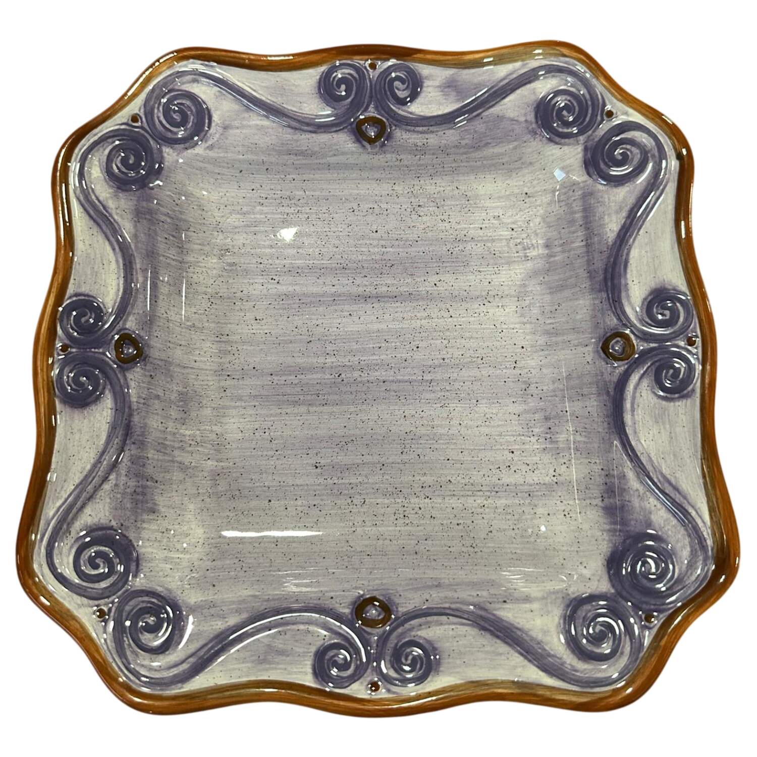 Medici Square Dinner Plate by Tabletops Unlimited-1
