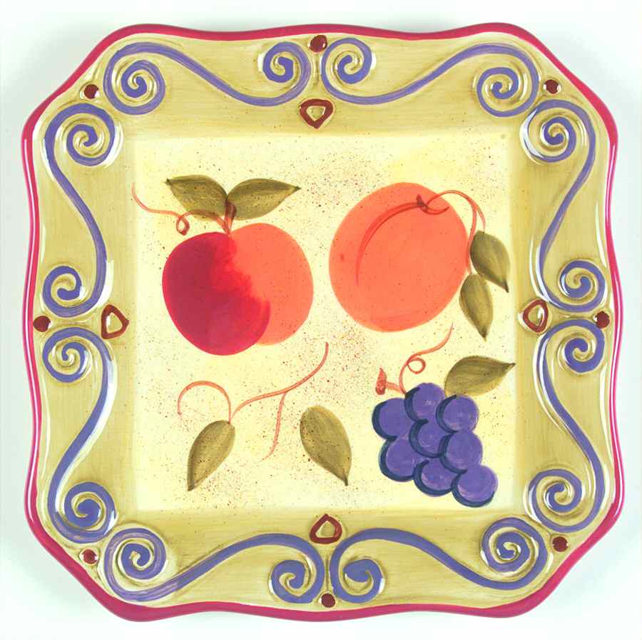 Medici Dessert/Pie Plate by Tabletops Unlimited-1