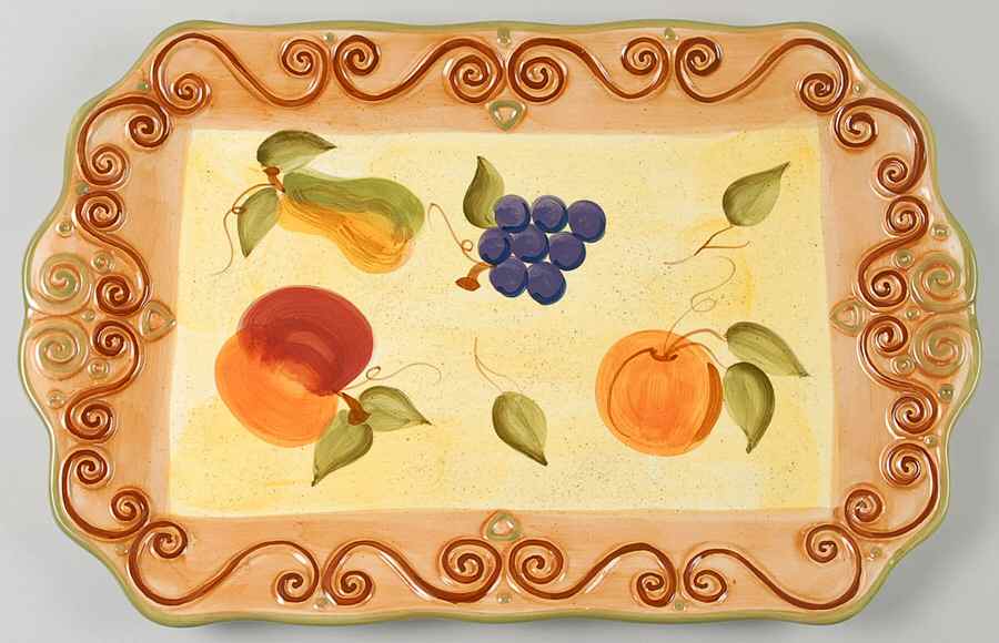 Medici 19" Rectangular Serving Platter by Tabletops Unlimited-1