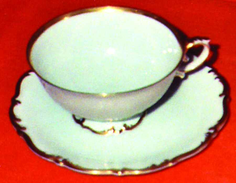 TIR322 Footed Cup & Saucer Set by Tirschenreuth-1