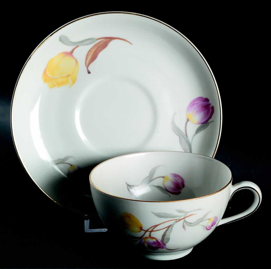 4567 Flat Cup & Saucer Set by Thomas-1