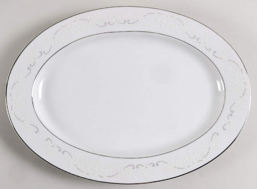 Riviera 12" Oval Serving Platter by Towne-1