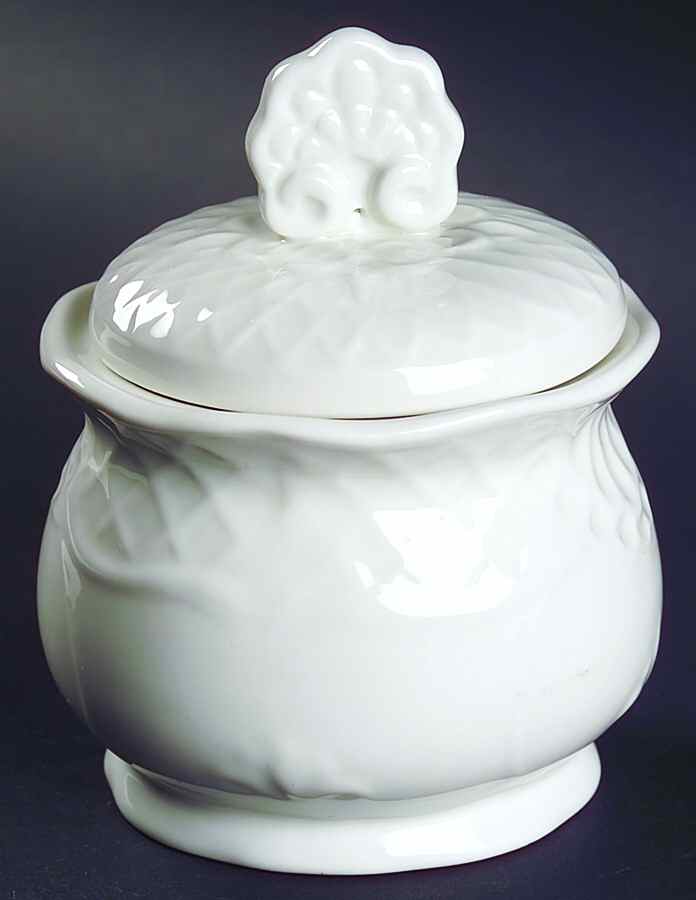 Florentine Sugar Bowl & Lid by Tabletops Unlimited-1